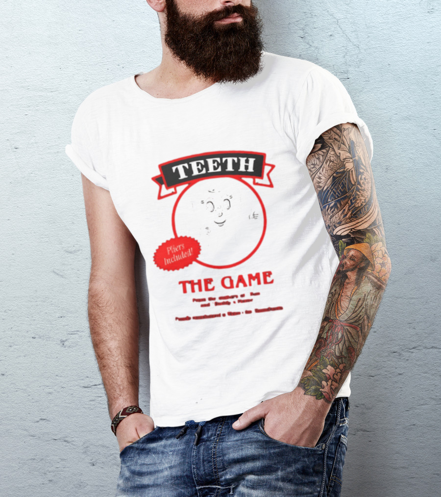 Teeth The Game Pliers Included From The Authors Of Widow's Bay Board Game T-Shirt
