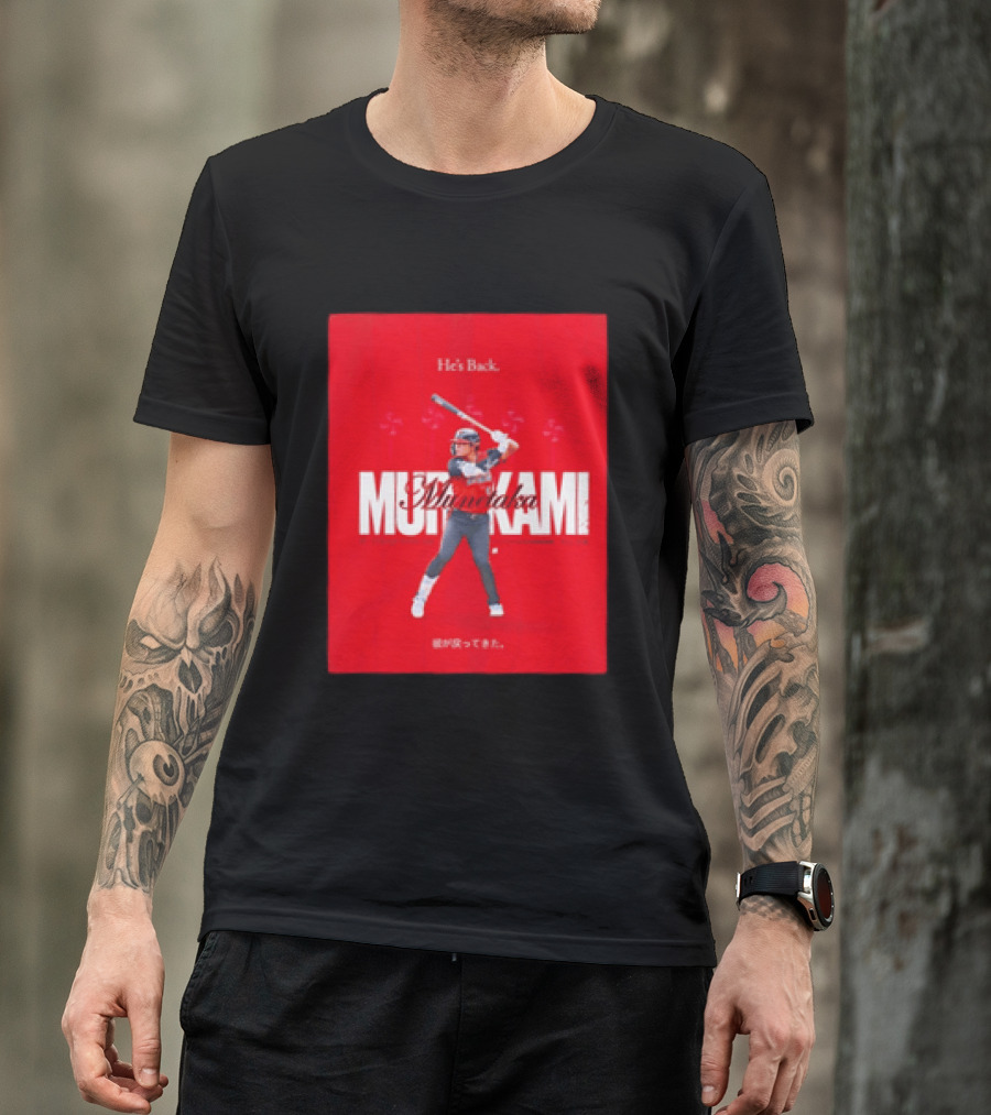 He's Back 2026 American League All Star Munetaka Murakami T-Shirt