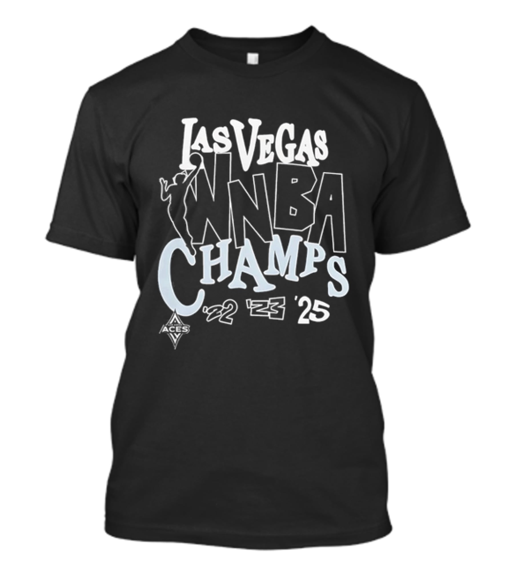Las Vegas Aces WNBA Champs 2022 2023 2025 Basketball T-Shirt