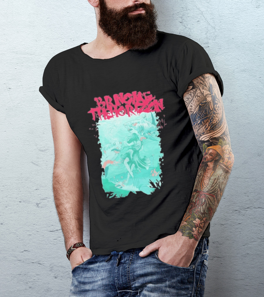 Bring Me The Horizon Shark Attack Artwork 2026 T-Shirt