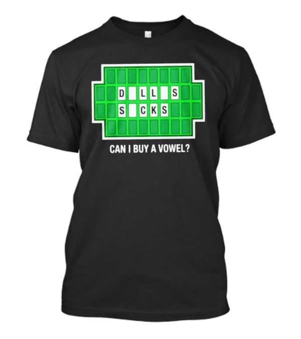 Dalls Scks Can I Buy A Vowel Game Show T-Shirt