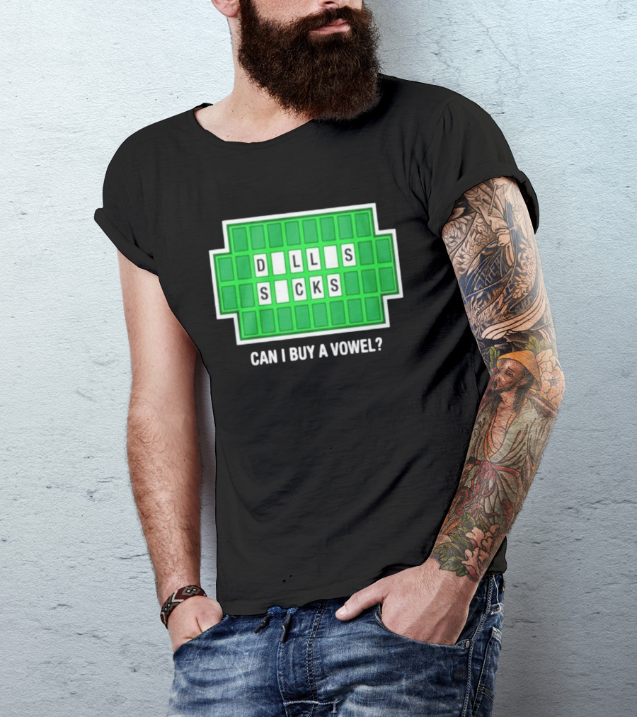 Dalls Scks Can I Buy A Vowel Game Show T-Shirt