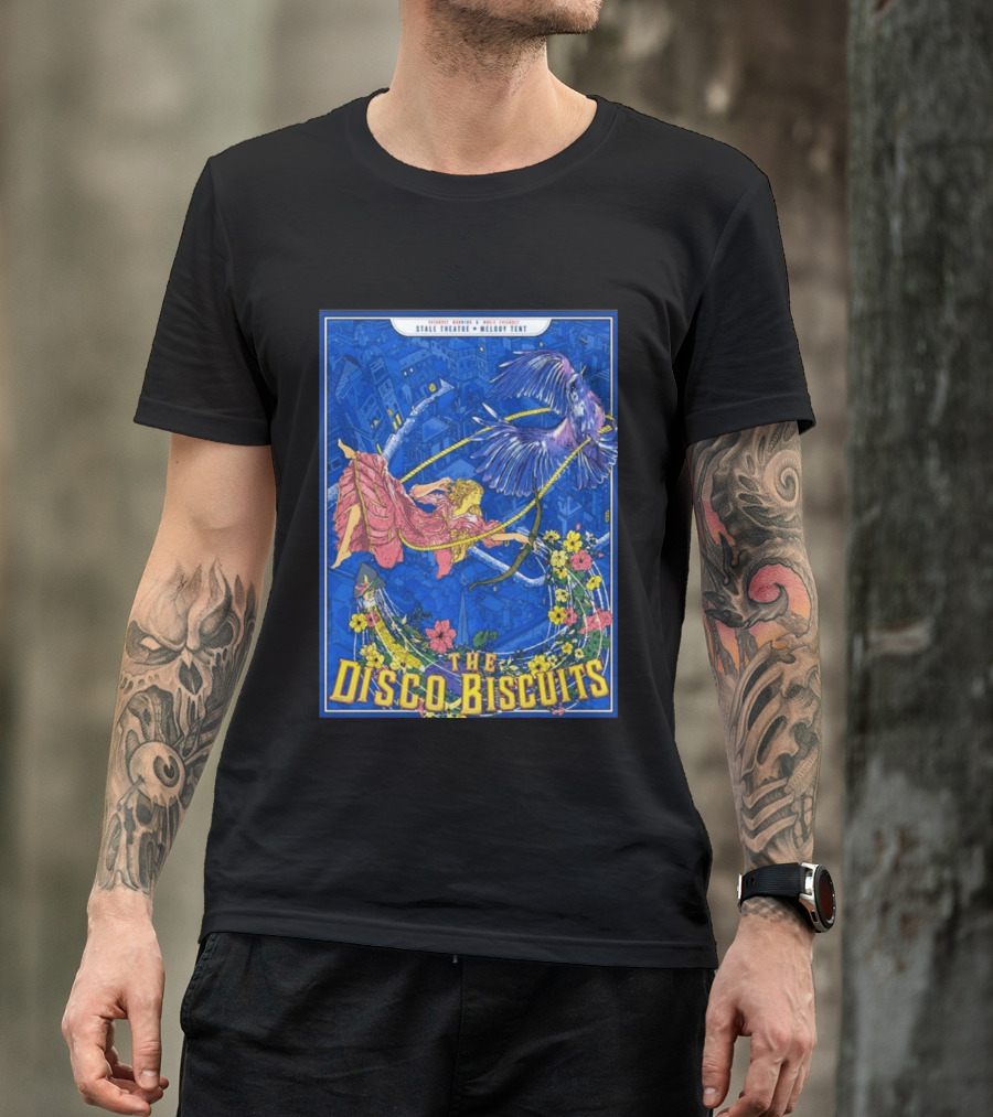 The Disco Biscuits July 11 2026 Jeezum Crow Music Festival Vermont Tour Stale Theatre Melody Tent T-Shirt