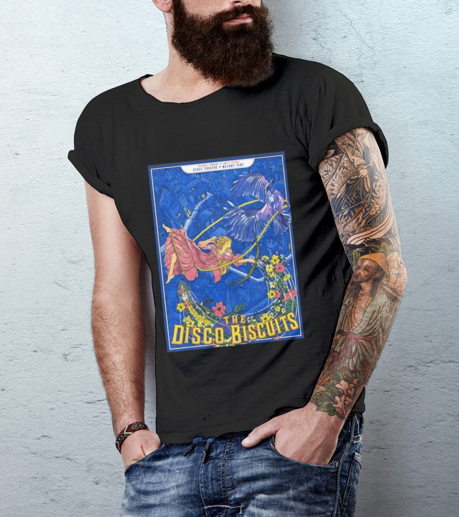 The Disco Biscuits July 11 2026 Jeezum Crow Music Festival Vermont Tour Stale Theatre Melody Tent T-Shirt