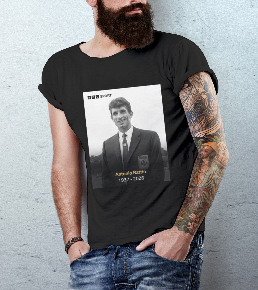 BBC Sport Antonio Rattín 1937 2026 Argentina AFA T-Shirt
