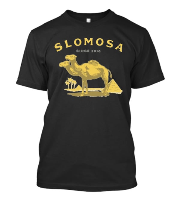 Slomosa Cigarette Since 2018 Camel And Pyramid Desert T-Shirt