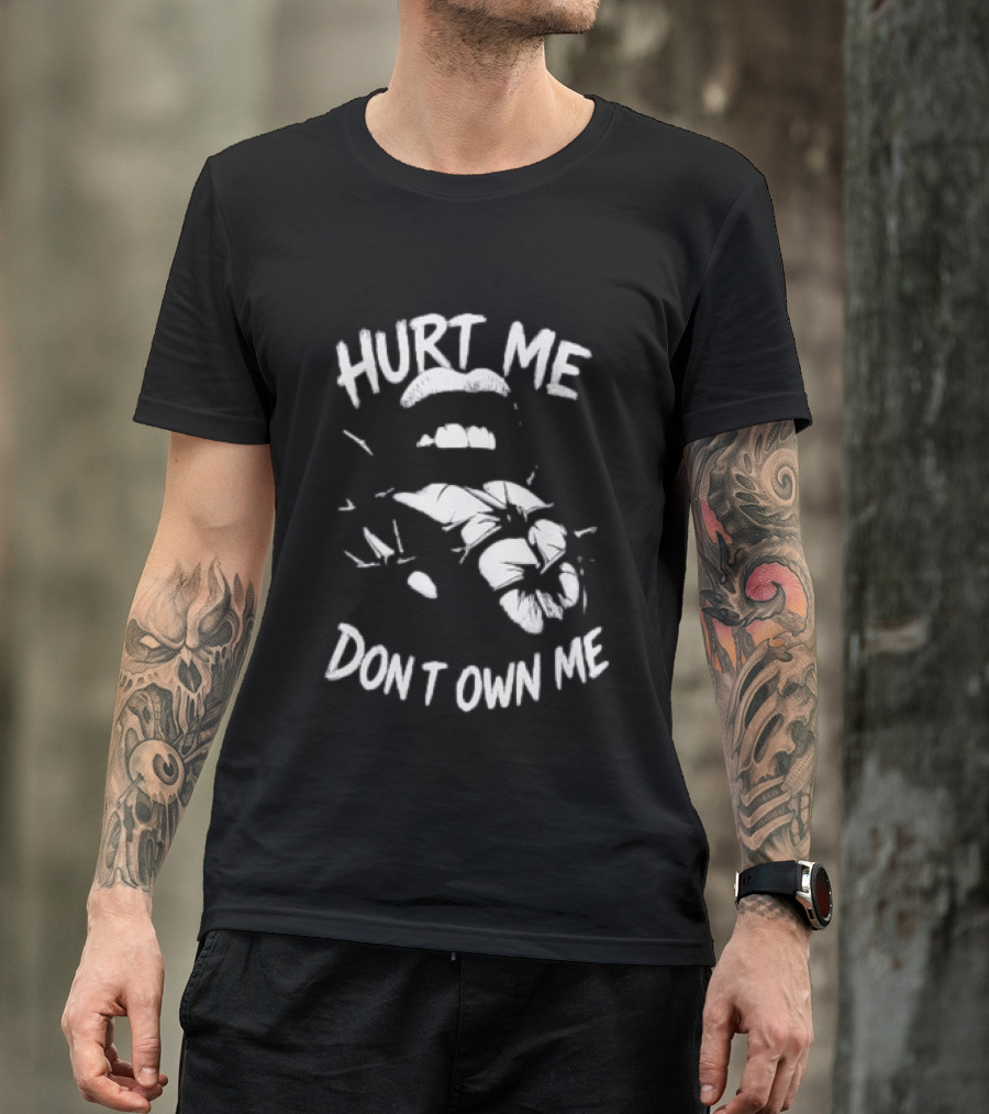 Hurt Me Don't Own Me Spiked Tongue T-Shirt