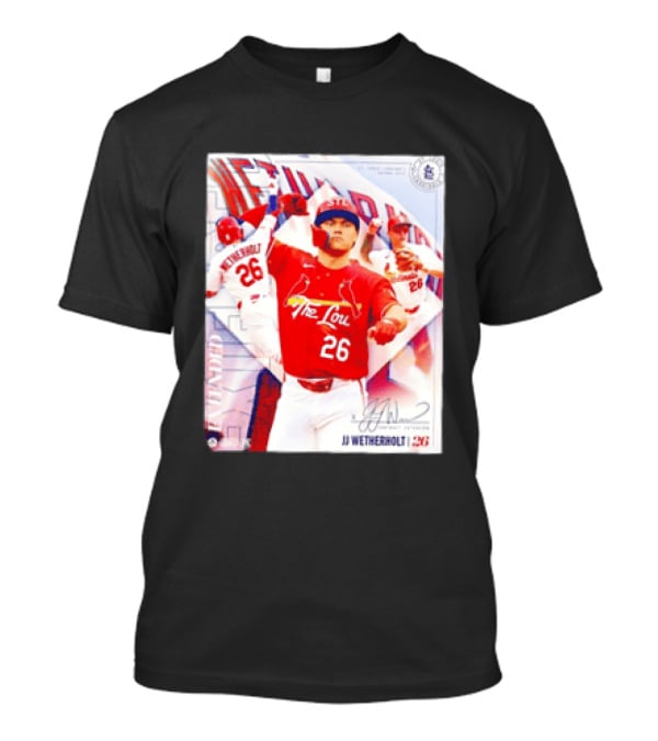 St. Louis Cardinals JJ Wetherholt 26 MLB Fan Memorabilia T-Shirt