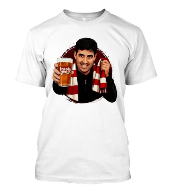 Andoni Iraola Athletic Club Bilbao Beer Glass Scarf Fan T-Shirt