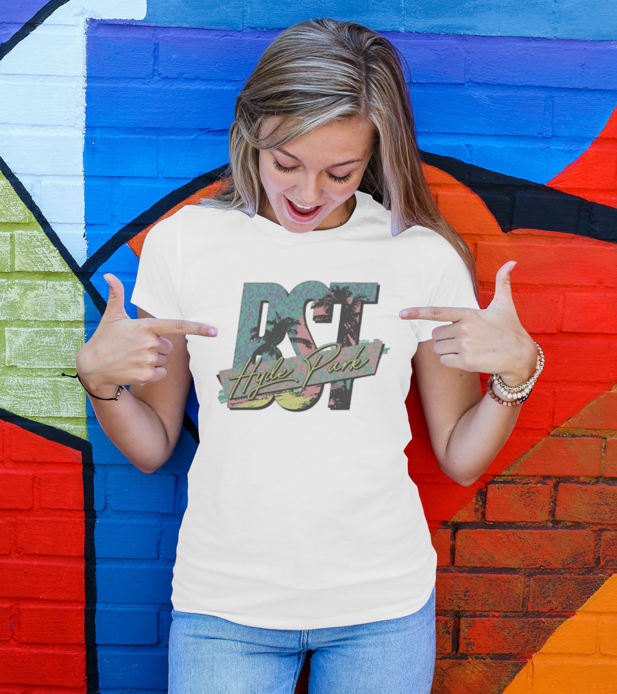 BST Hyde Park 10th July 2026 Pitbull Event Tropical Palms T-Shirt