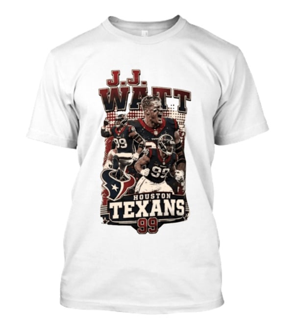 J.J. Watt Houston Texans 99 NFL Football Player T-Shirt