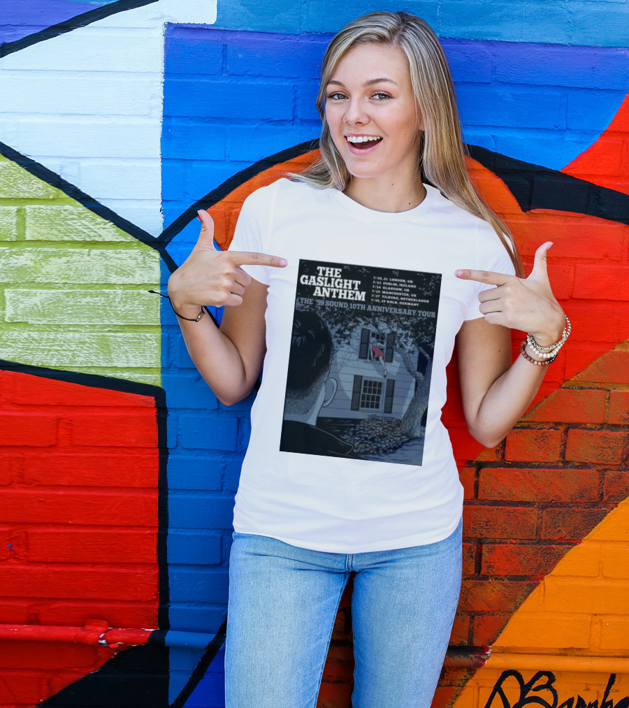 The Gaslight Anthem The '59 Sound 10th Anniversary Tour London Dublin Glasgow Manchester Tilburg Koln T-Shirt