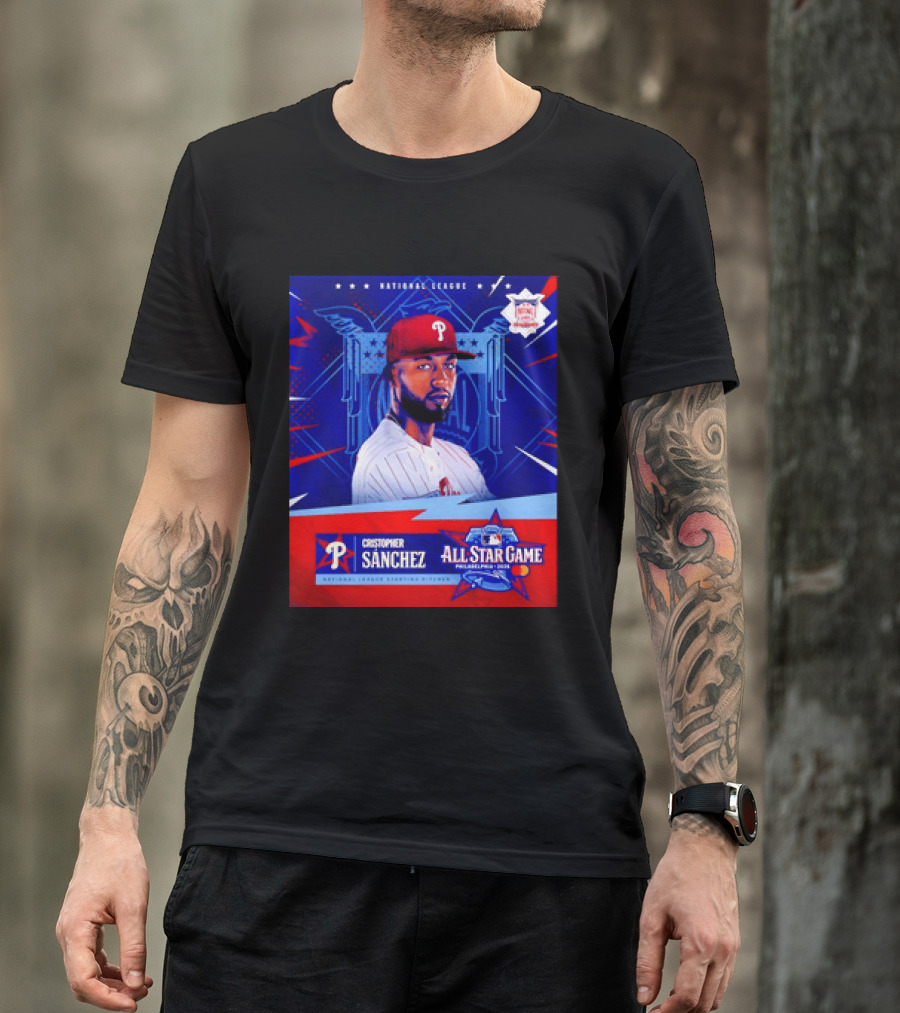 Cristopher Sánchez Philadelphia National League All Star Game 2026 T-Shirt