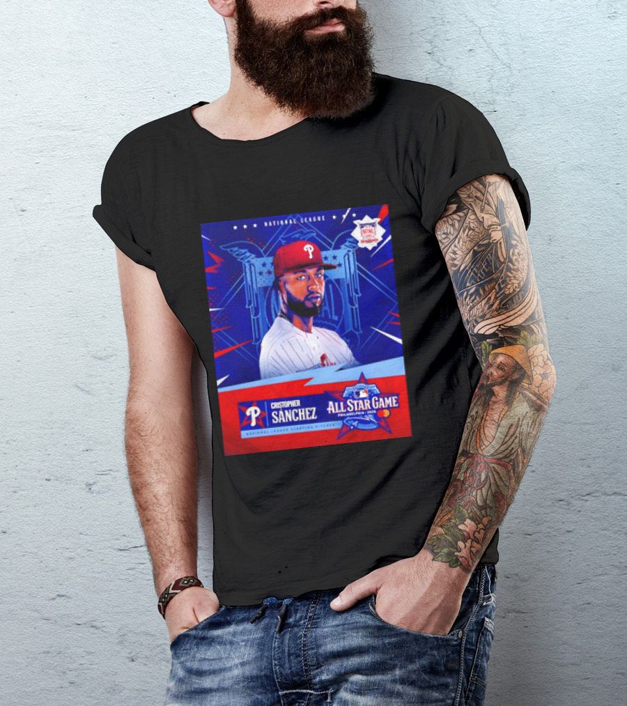 Cristopher Sánchez Philadelphia National League All Star Game 2026 T-Shirt