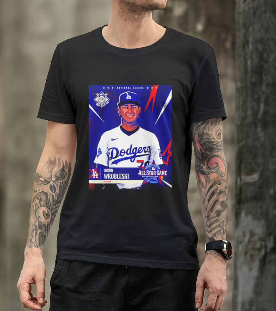 Justin Wrobleski Los Angeles Dodgers 2026 All Star Game National League T-Shirt