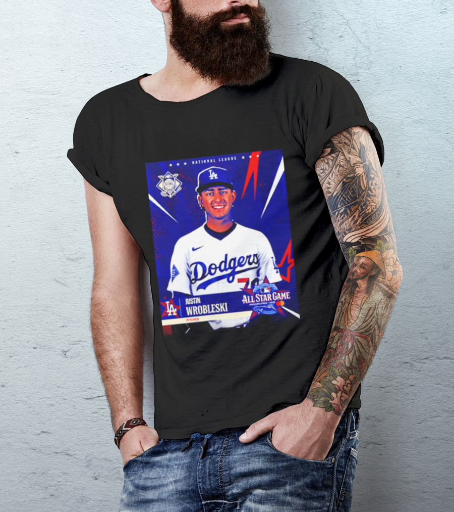 Justin Wrobleski Los Angeles Dodgers 2026 All Star Game National League T-Shirt