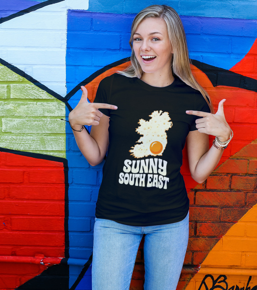 Sunny South East Ireland Fried Egg Map T-Shirt