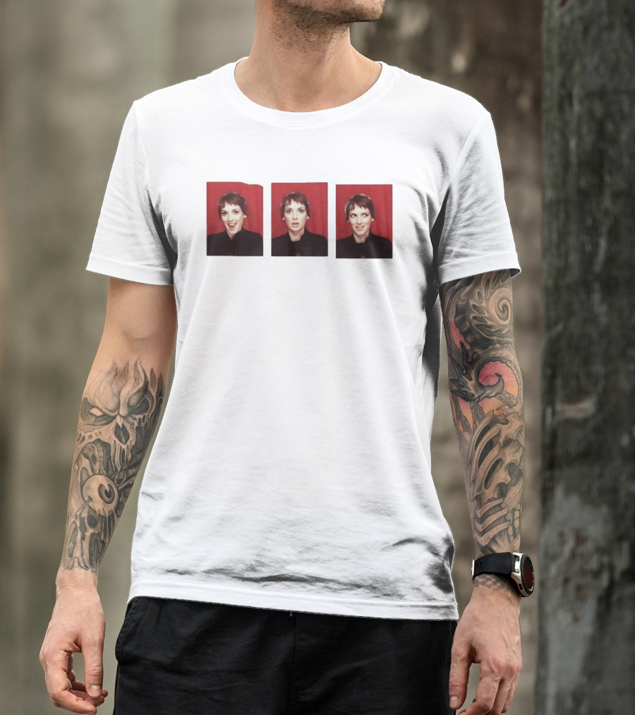 Winona Ryder 90s Photo Booth Strip Nostalgia Actress Vintage Aesthetic T-Shirt