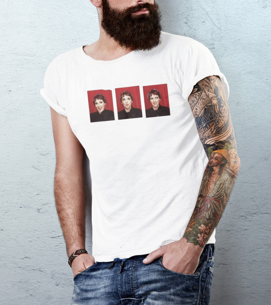 Winona Ryder 90s Photo Booth Strip Nostalgia Actress Vintage Aesthetic T-Shirt