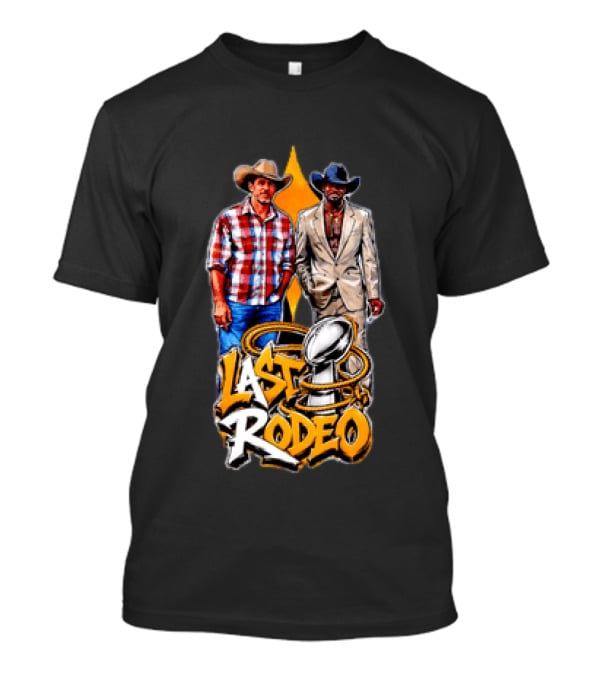 Ben Roethlisberger Hines Ward Last Rodeo Pittsburgh Steelers Iconic Farewell Cowboys NFL Champions T-Shirt