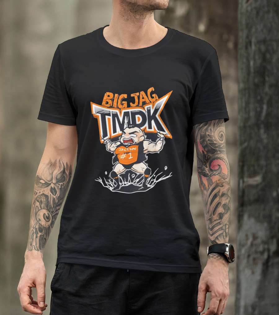Big Jag TMDK Cartoon Wrestler Jackson #1 T-Shirt