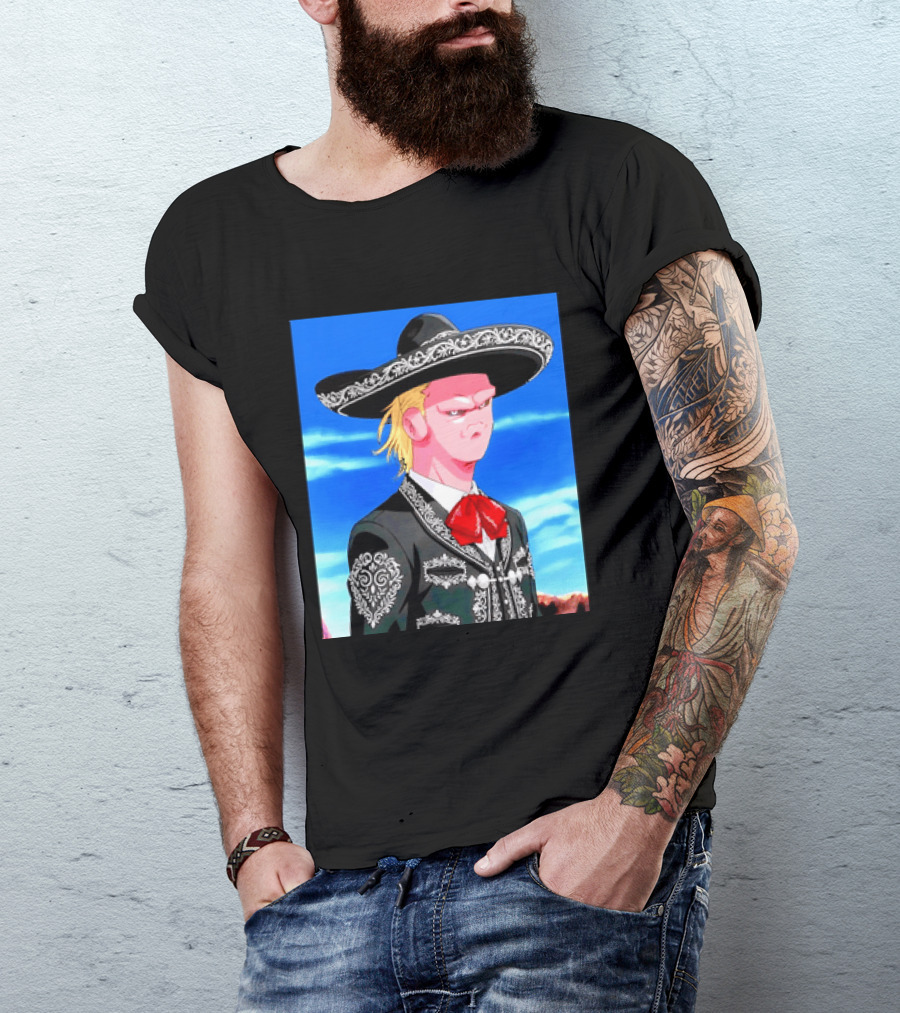 Majin Buu Mariachi Charro Dragon Ball Z Haaland Fusion T-Shirt