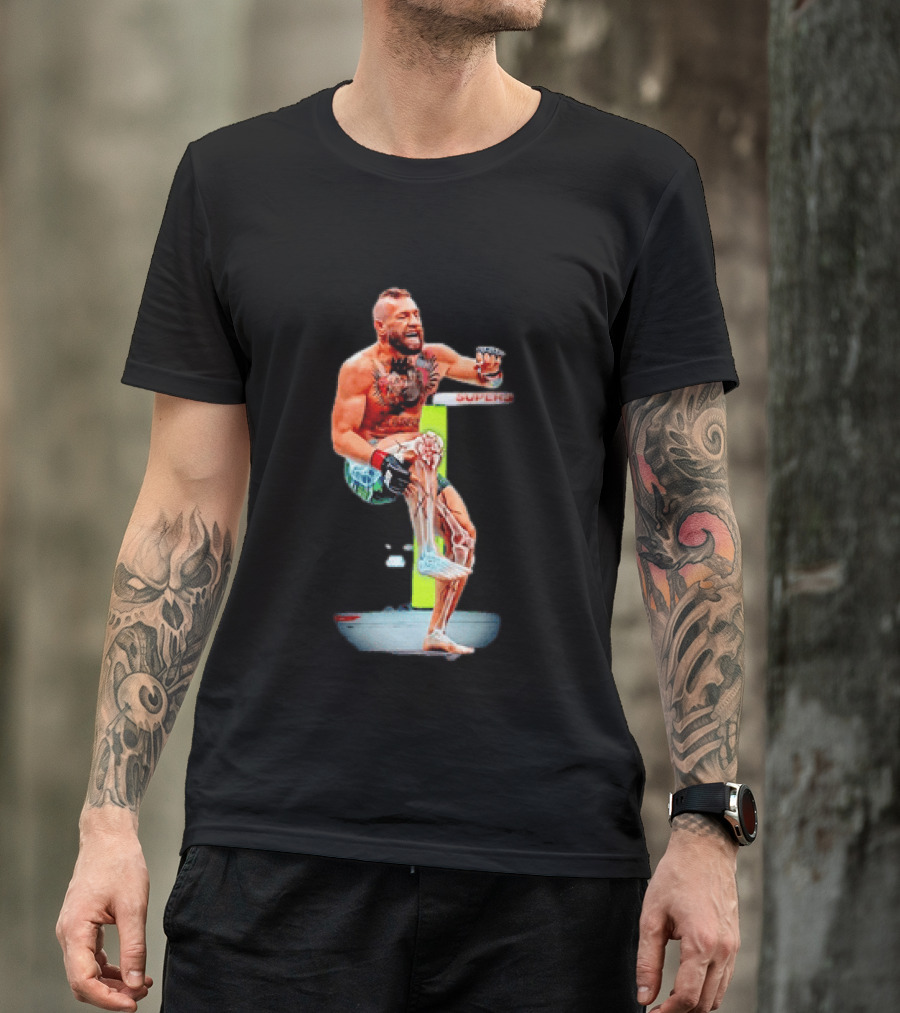 Conor McGregor One Minute Man Broken Leg UFC Fighter MMA Injury T-Shirt