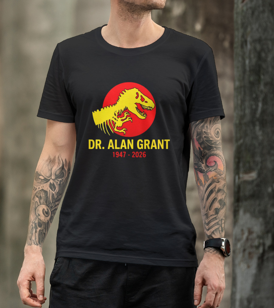Dr. Alan Grant 1947 2026 Memorial Rex T-Shirt