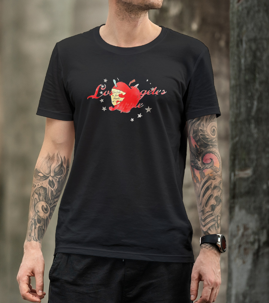Los Angeles Flexible In For Steady Apple T-Shirt