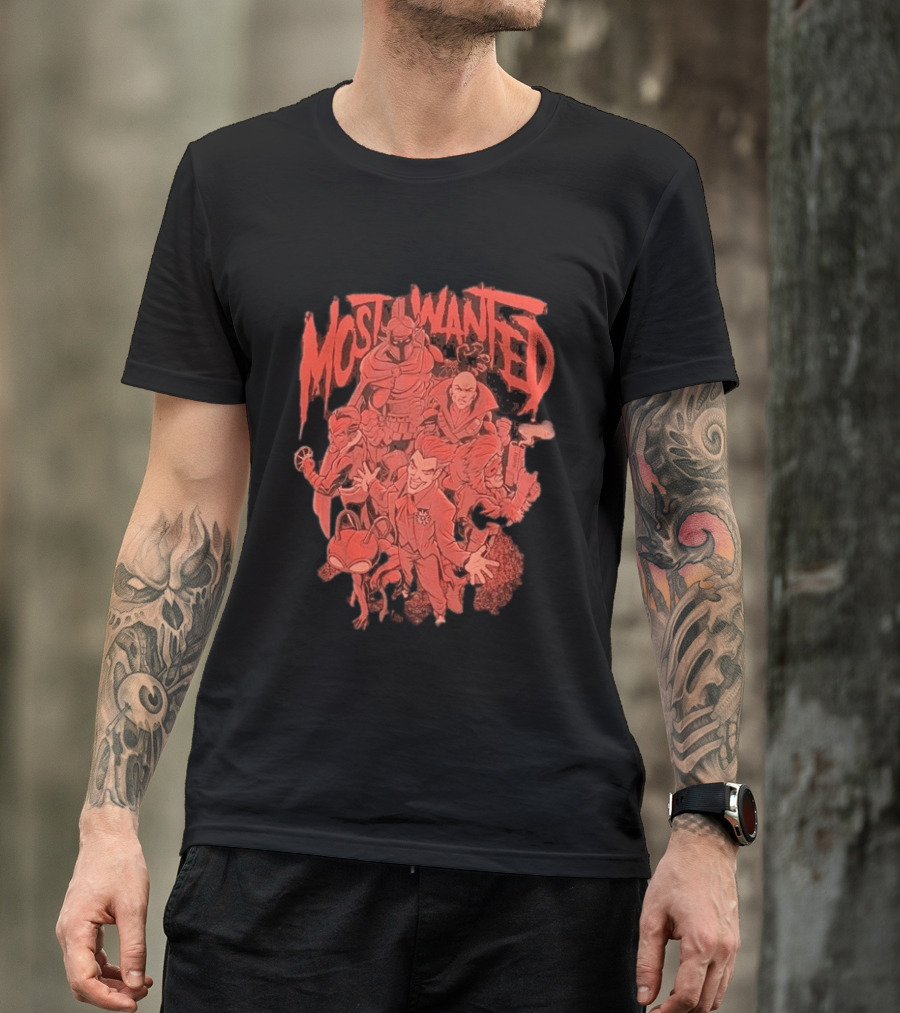 Funko DC Comics Most Wanted Villains Collection Joker Lex Luthor Harley Quinn Bane Catwoman Reverse Flash T-Shirt