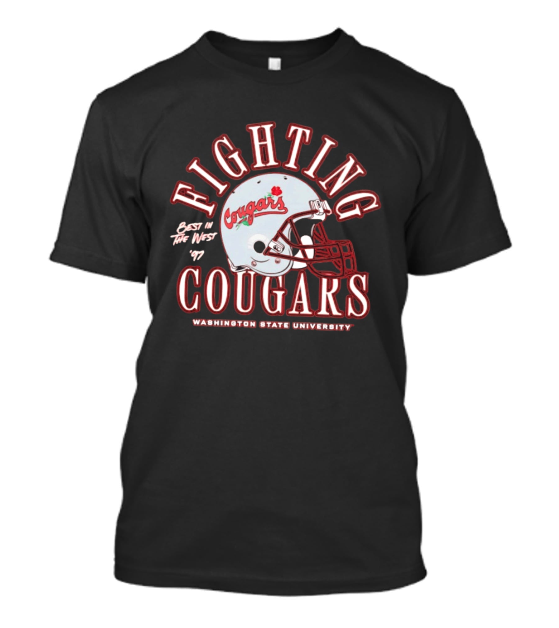 Fighting Cougars Washington State University Best In The West '97 T-Shirt