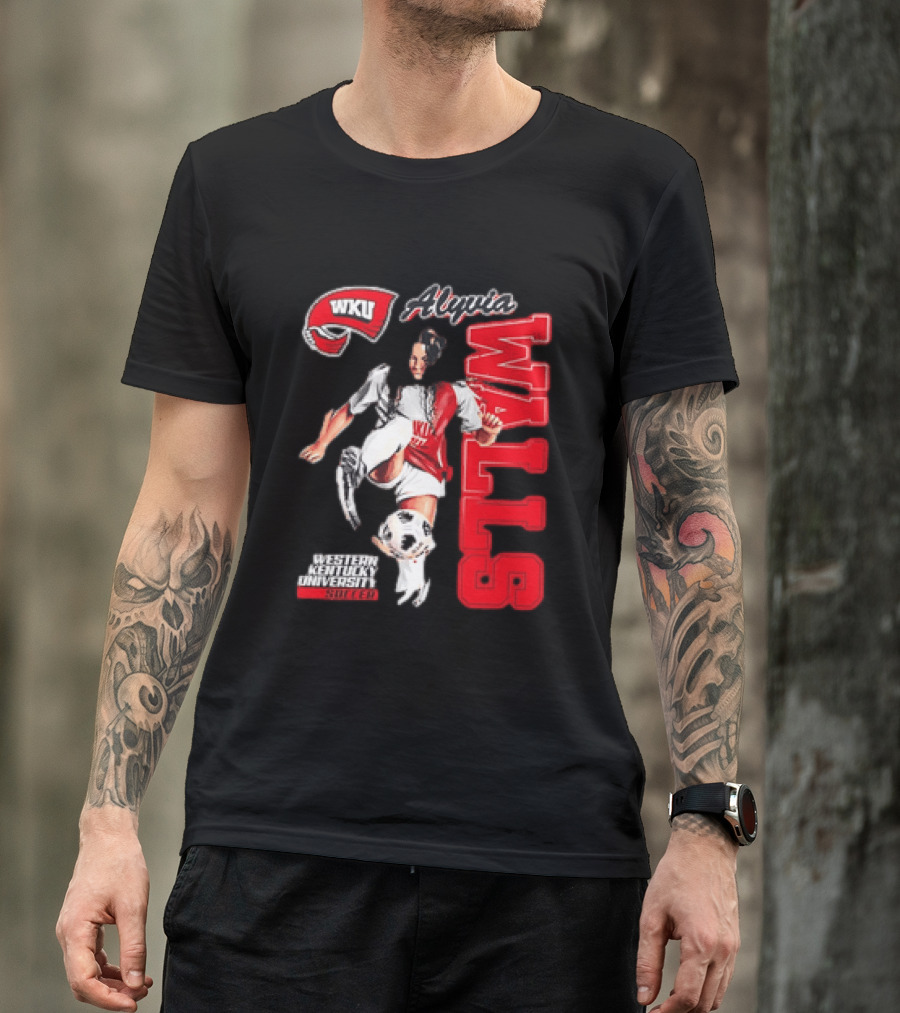 Western Kentucky University Soccer Alyvia Walls WKU T-Shirt