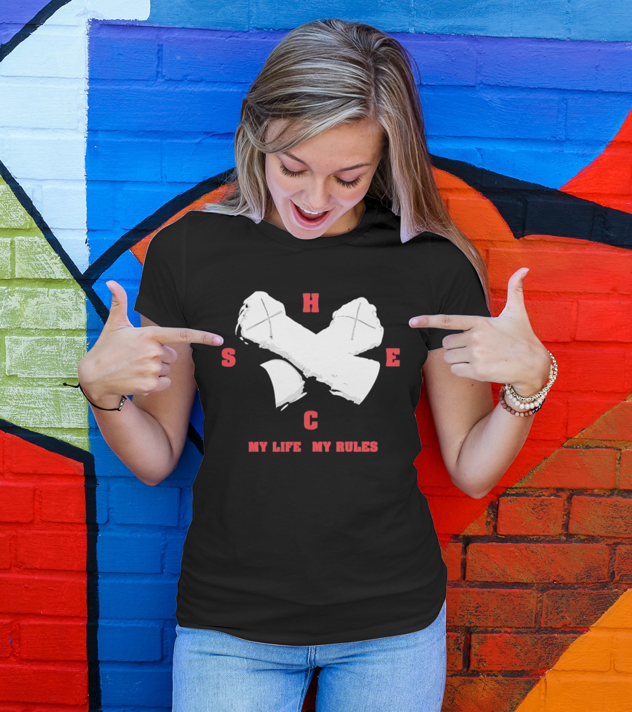 HSEC Crossed Axes My Life My Rules T-Shirt