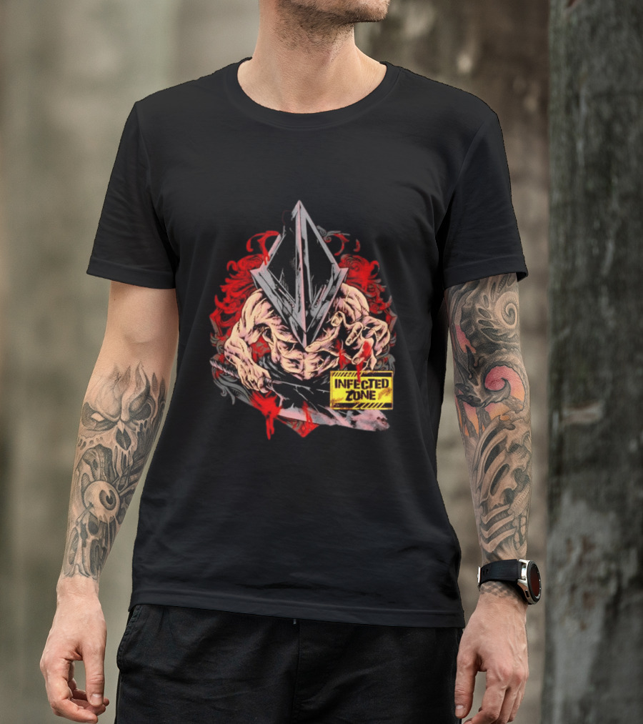Pyramid Head Silent Hill Infected Zone Horror T-Shirt