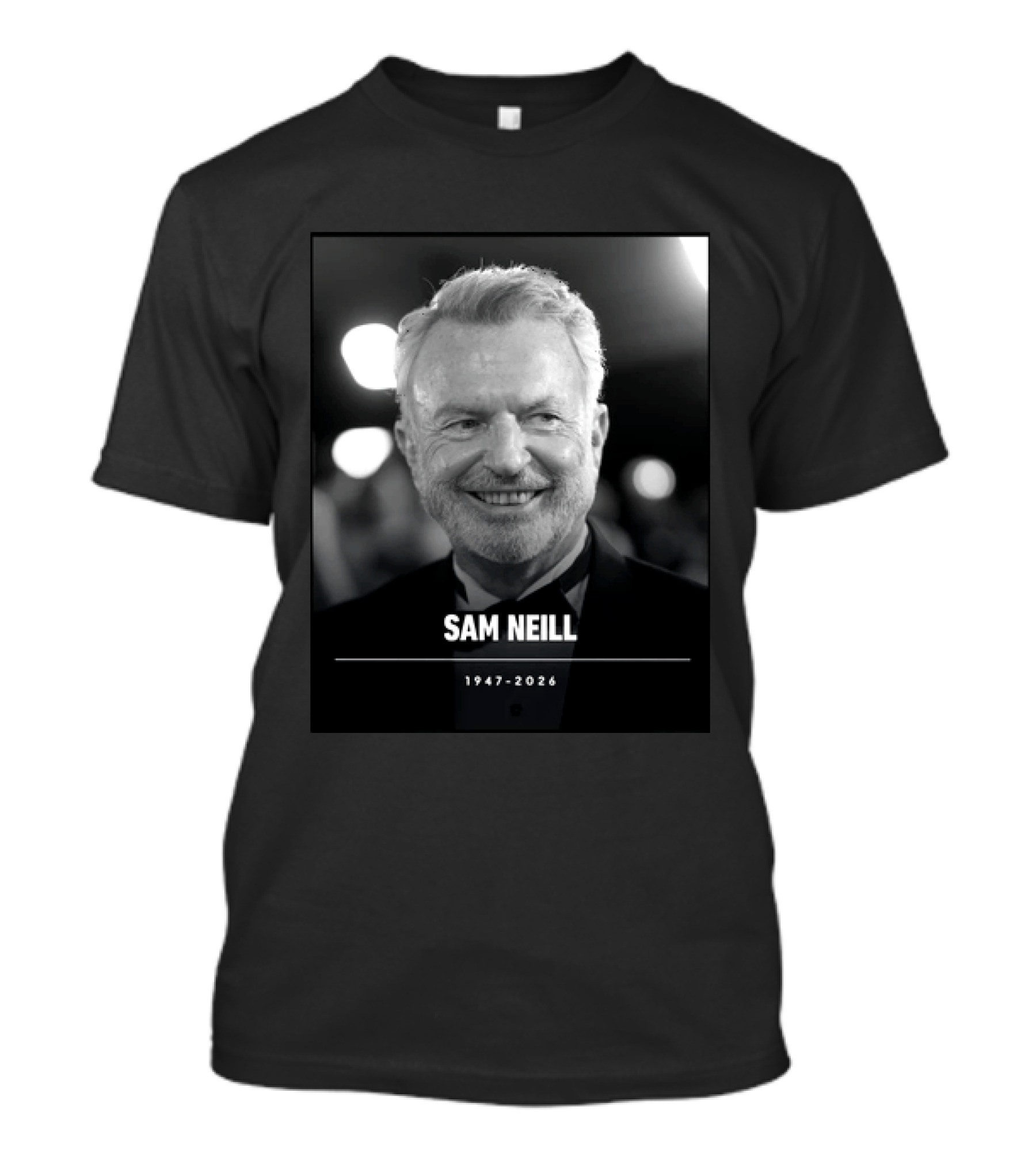 RIP Sam Neill Dr Alan Grant Jurassic Park 1947 2026 T-Shirt