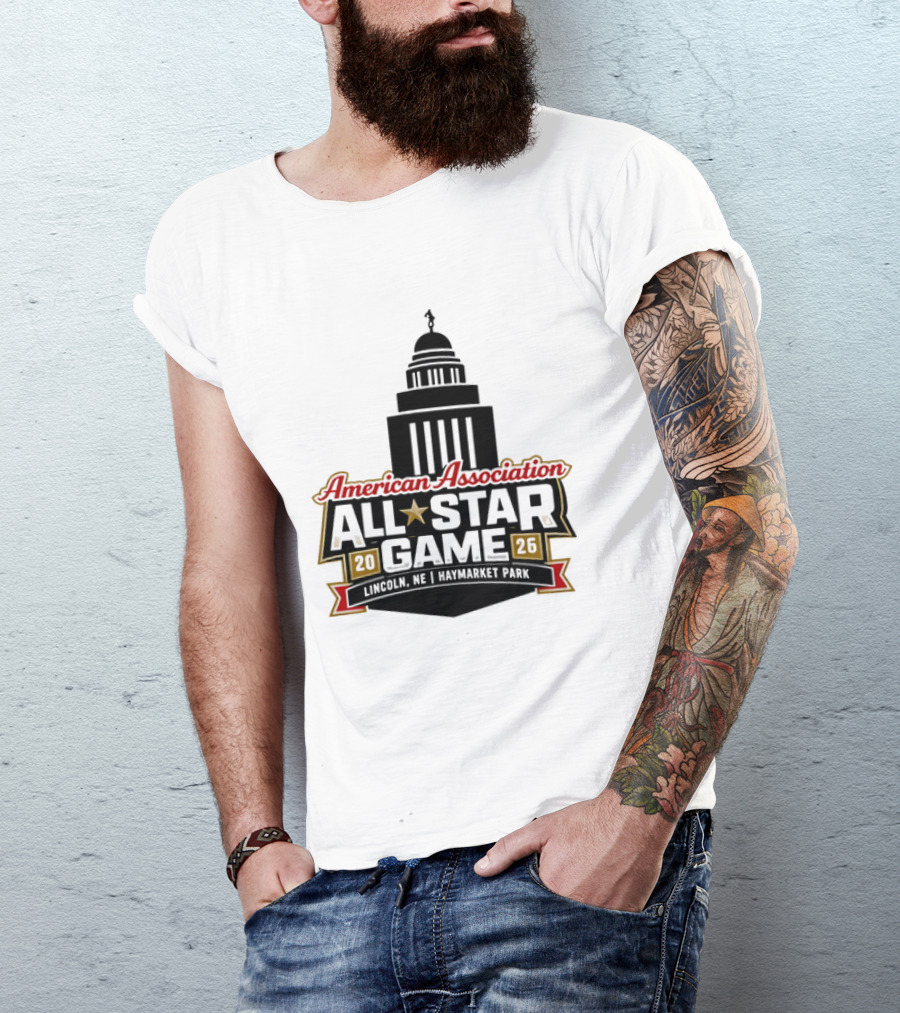 American Association All Star Game 2026 Haymarket Park Lincoln Nebraska Capitol Building T-Shirt