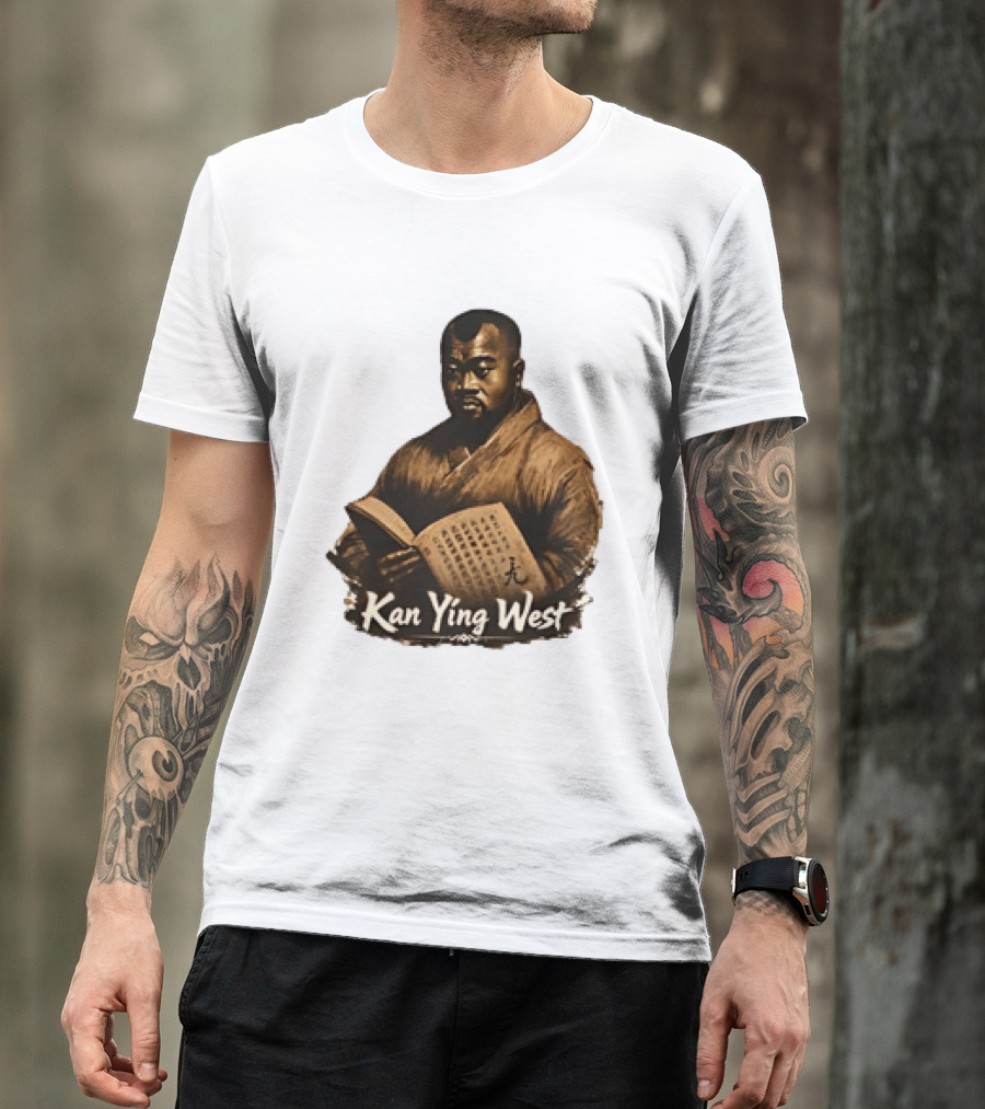 Kan Ying West Book Meme Kanye Mashup T-Shirt