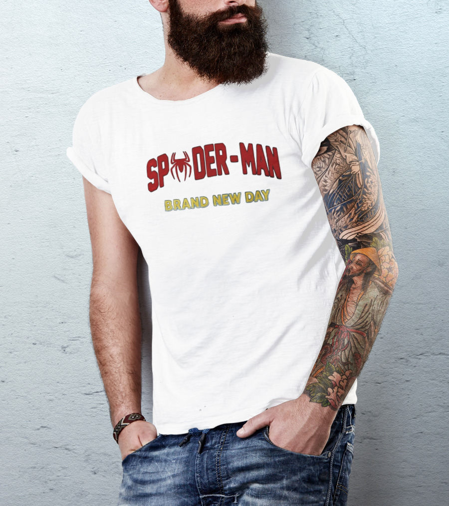 Spider Man Brand New Day Embroidered T-Shirt