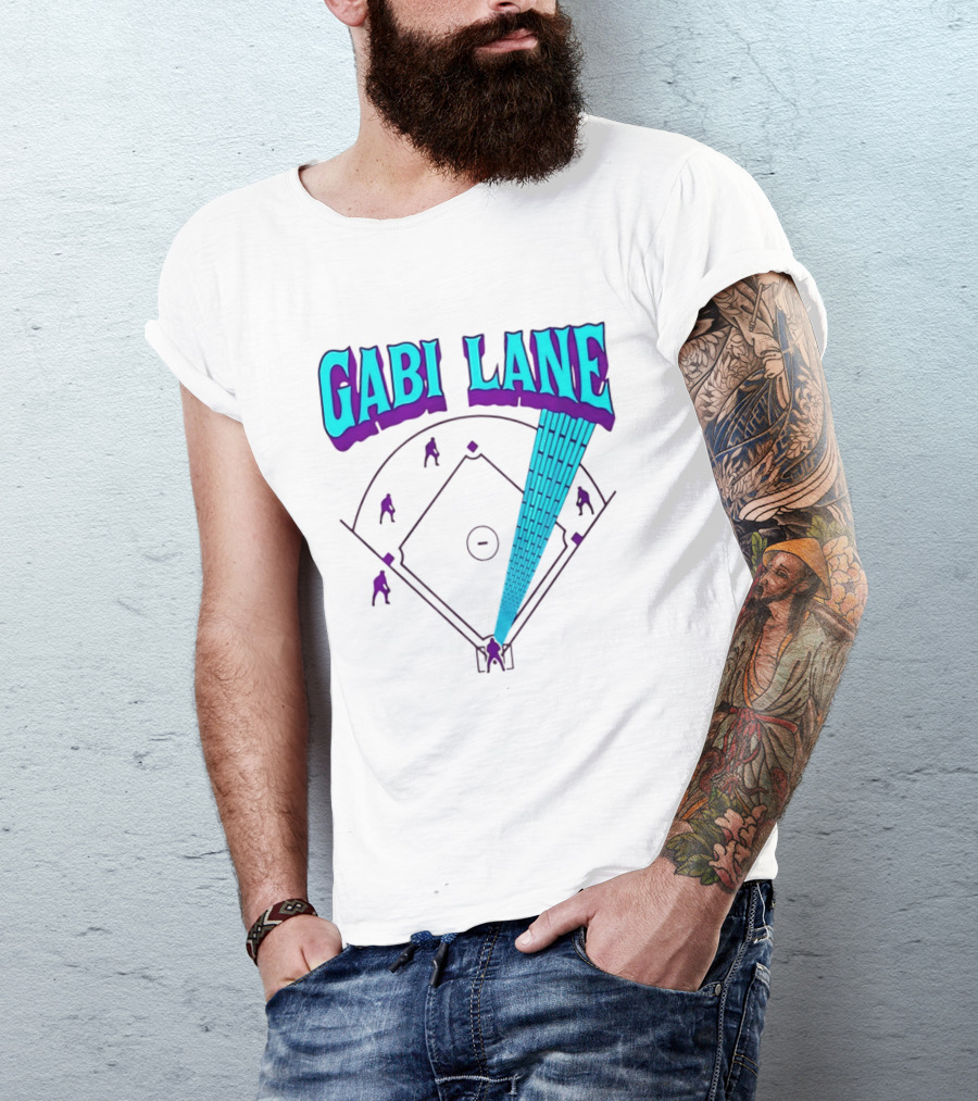 Gabi Lane Home Run Baseball Diamond T-Shirt
