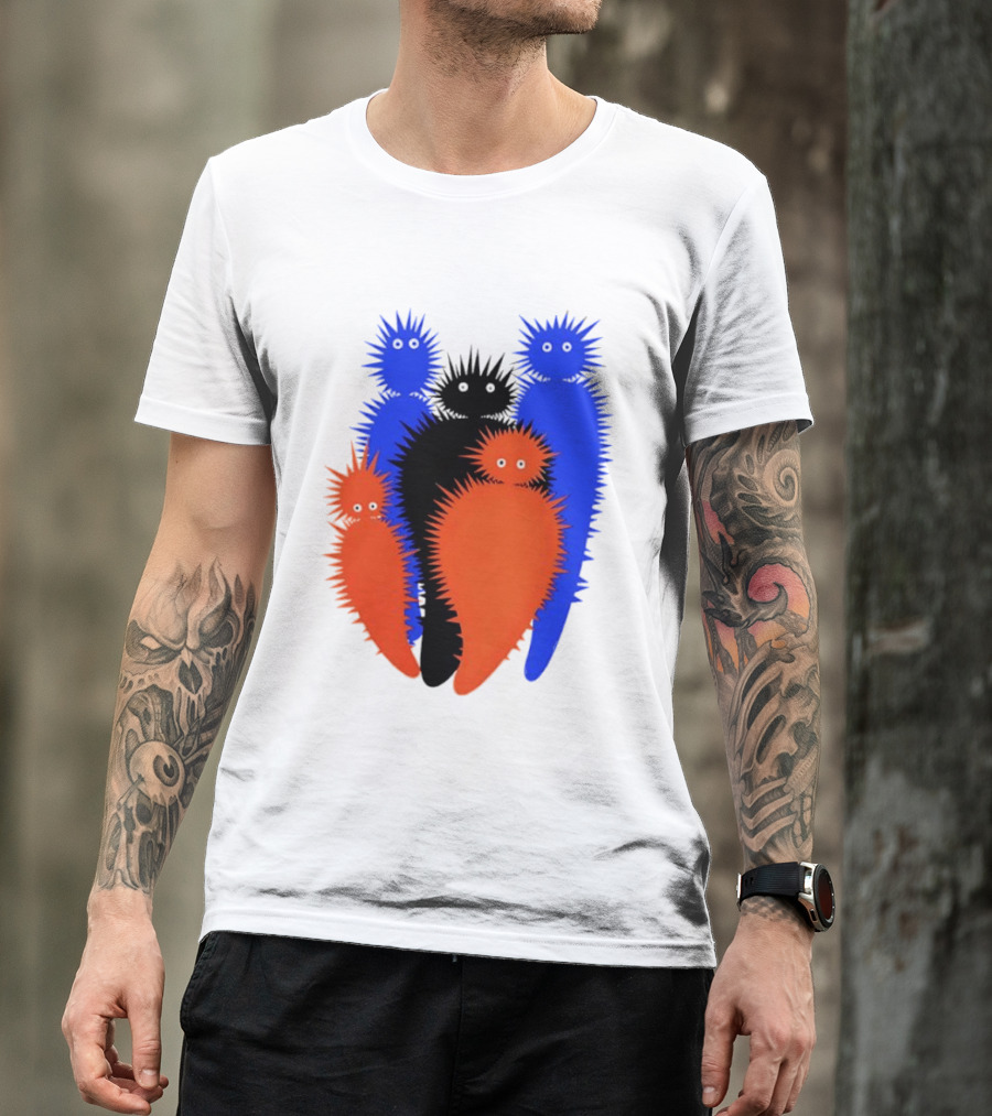 Hollerbaum And Schmidt Julius Klinger 1909 Spiky Colorful Creatures T-Shirt