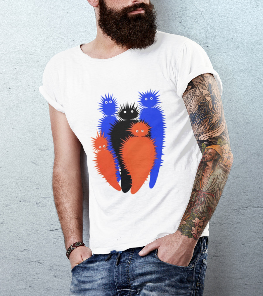 Hollerbaum And Schmidt Julius Klinger 1909 Spiky Colorful Creatures T-Shirt