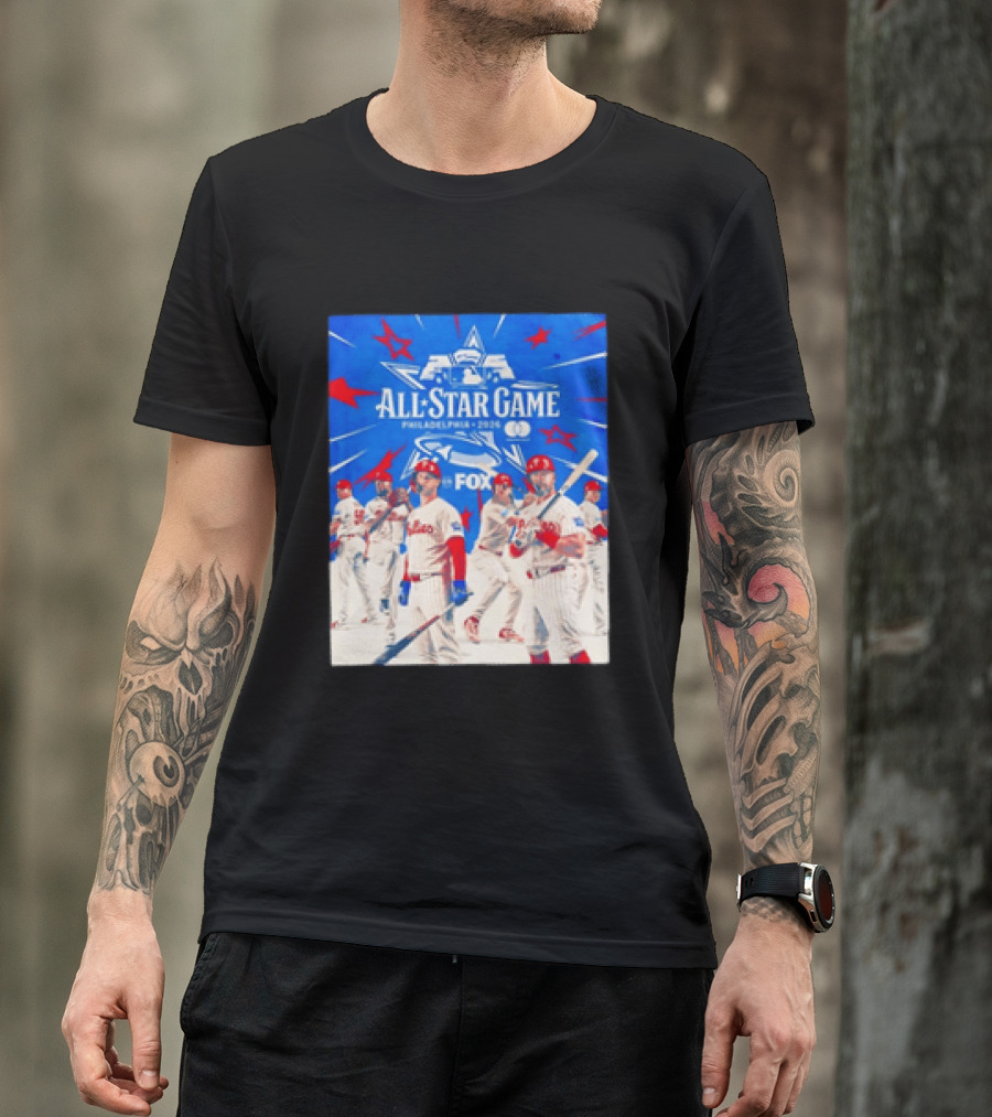 2026 All Star Game Philadelphia Phillies Major League Baseball FOX T-Shirt