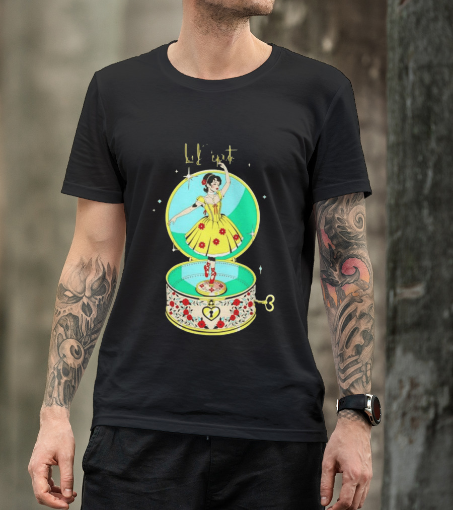 La Dispute Such Small Hands Ballerina Music Box Vintage Style Yellow Dress Flowers T-Shirt