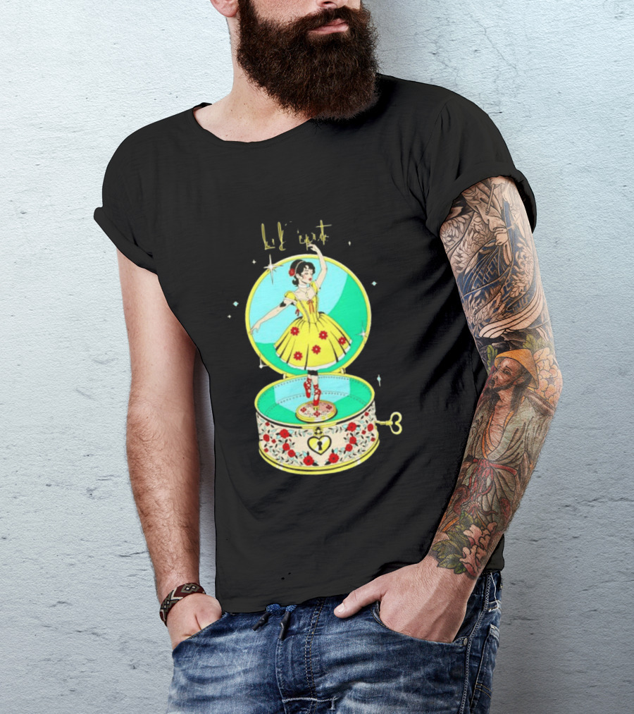 La Dispute Such Small Hands Ballerina Music Box Vintage Style Yellow Dress Flowers T-Shirt