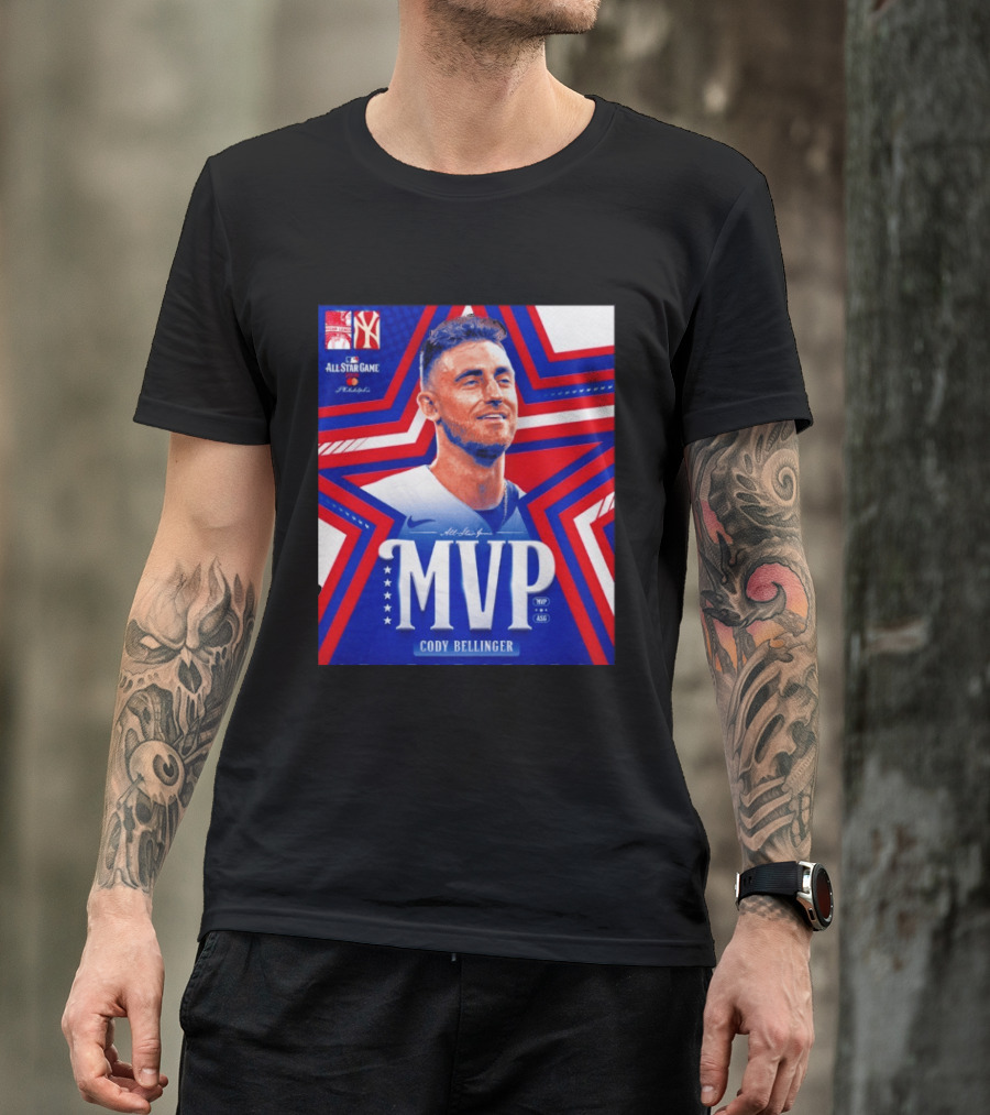 Cody Bellinger MVP 2026 MLB All Star Game Philadelphia Yankees Stars T-Shirt