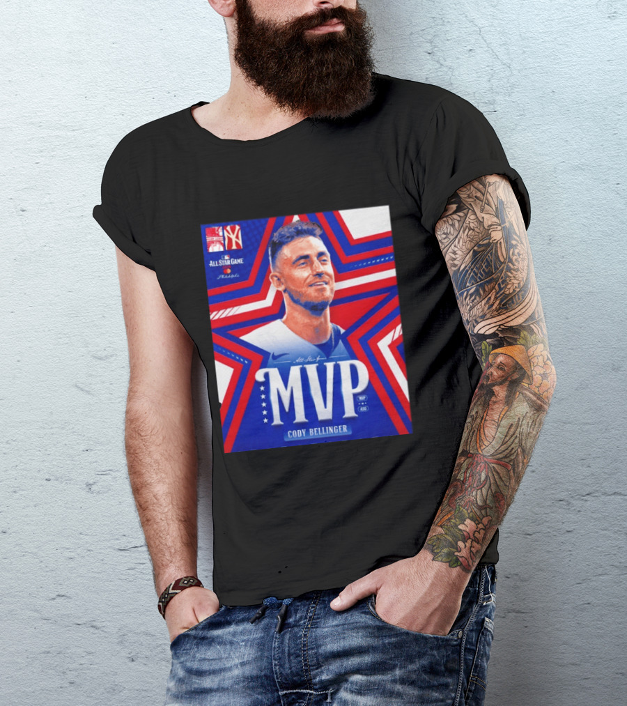 Cody Bellinger MVP 2026 MLB All Star Game Philadelphia Yankees Stars T-Shirt