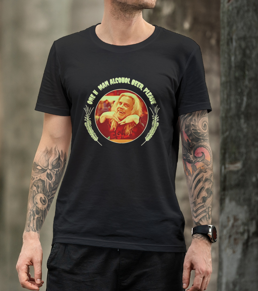Laszlo Cravensworth One Human Alcohol Beer Please What We Do In The Shadows Comedy T-Shirt