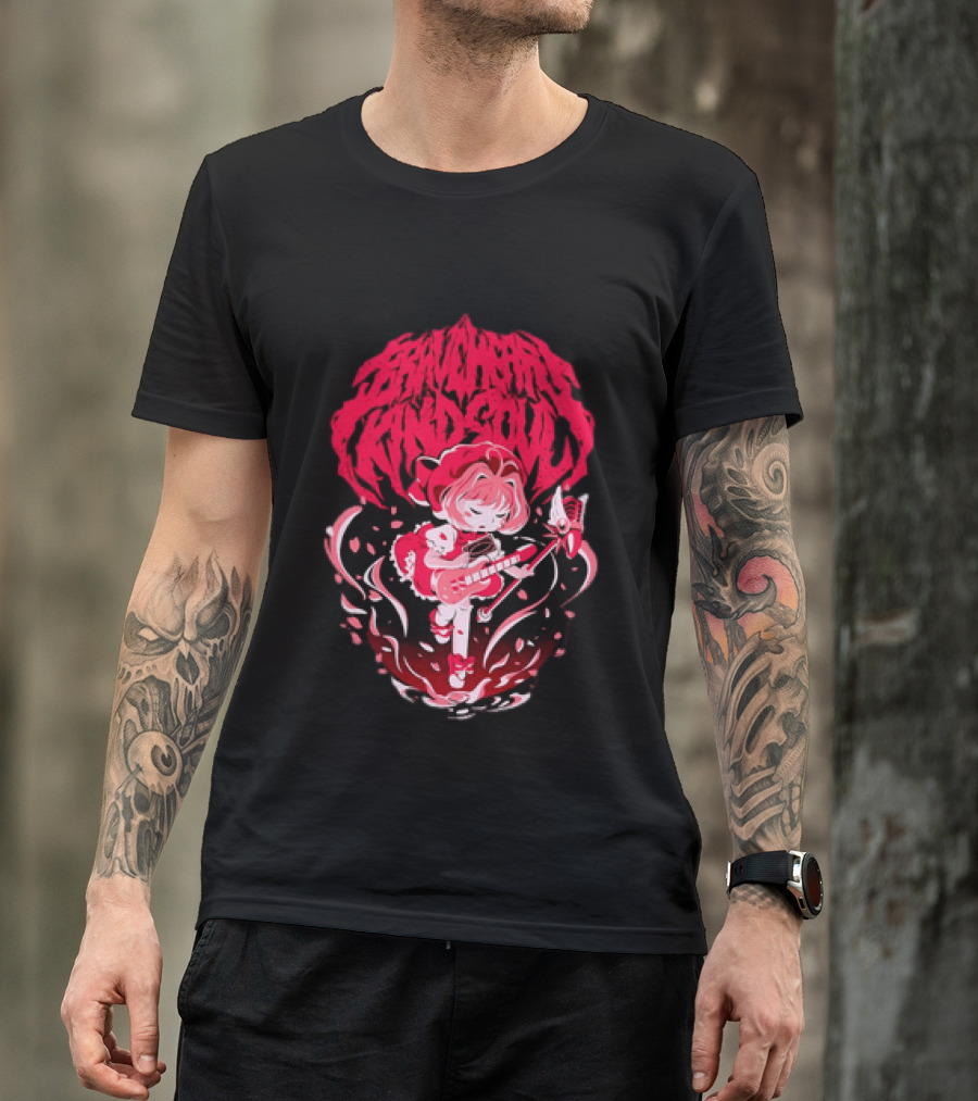 Sakura Kinomoto Braveheart Kind Soul Anime Magic Wand Girl T-Shirt