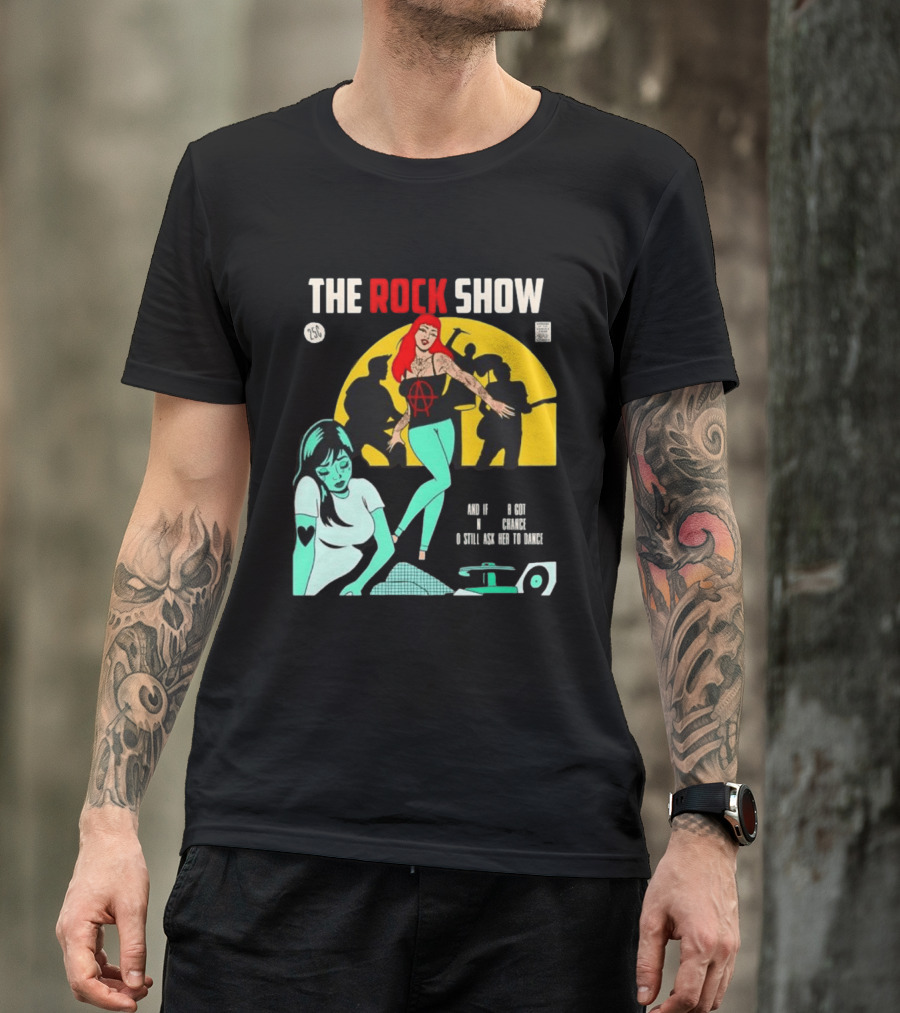 The Rock Show Comic Dance Chance Anarchy Girl Silhouette Scene T-Shirt