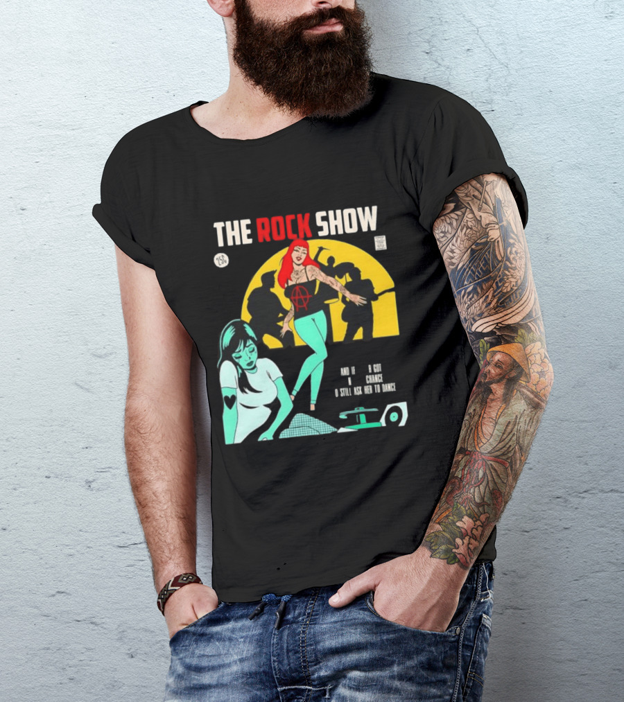 The Rock Show Comic Dance Chance Anarchy Girl Silhouette Scene T-Shirt